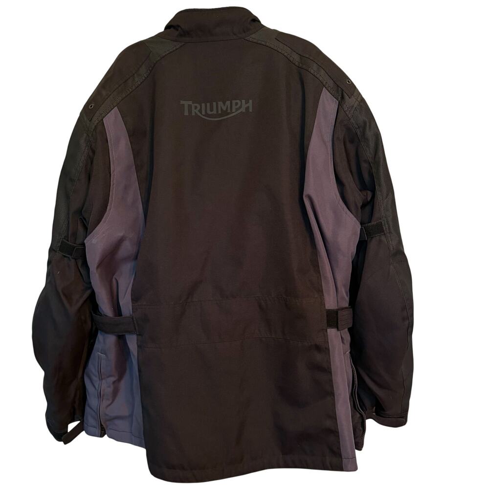 Triumph Tritex Motorcycle Winter Jacket Removable Quilted Lining Pads Men 3XL - Picture 2 of 13
